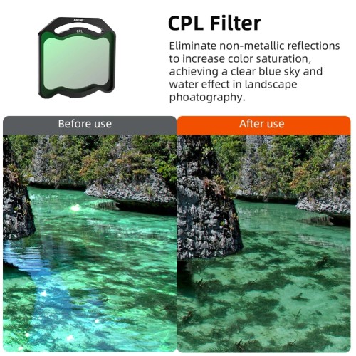 For DJI O4 Air Unit Pro Filter ND Filters Set Optical Glass/Aluminum Alloy Frame UV CPL ND8/16/32/64 ND Dimmer Drone Accessories 