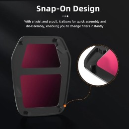BRDRC Lens Filter Set For DJI Air 3S UV CPL ND8/16/32/64 LPR Optical Glass HD imaging Quick Release Drone Photography Accessory 
