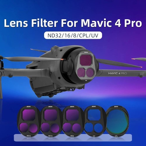 UV/CPL/ND Quality Lens Filters For DJI Mavic 4 Pro Optical Glass  Nano-coating Aluminum Alloy Frame Mavic 4Pro Accessories 