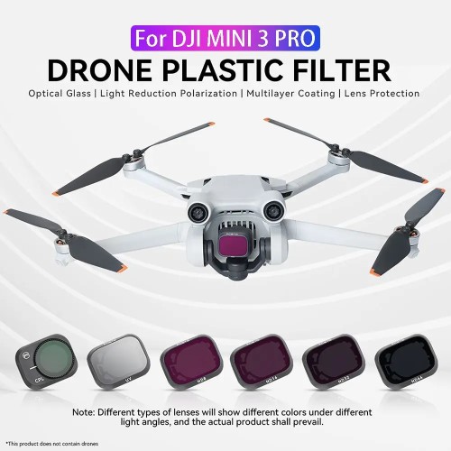 DIY Drone Filter For DJI Mini 3 Pro Camera Lens Filters Kit UV CPL ND 6/16/32 Mini 3 Optical Glass Lens Drone Accessories 