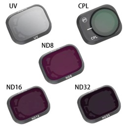 DIY Drone Filter For DJI Mini 3 Pro Camera Lens Filters Kit UV CPL ND 6/16/32 Mini 3 Optical Glass Lens Drone Accessories 