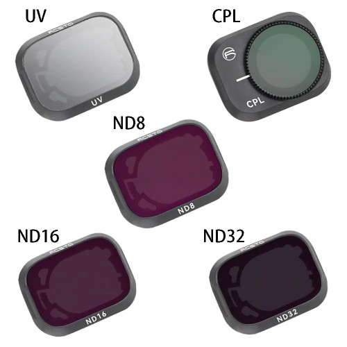 DIY Drone Filter For DJI Mini 3 Pro Camera Lens Filters Kit UV CPL ND 6/16/32 Mini 3 Optical Glass Lens Drone Accessories 