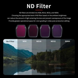 RCSTQ Lens Filter For DJI Air 3S UV/CPL/LPR/ND8/ND16/ND32/ND64 Multifunction Drone-Specific Filter Set Optical Glass Accessories 
