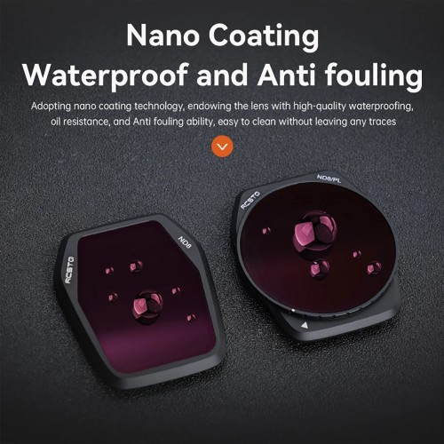 RCSTQ Lens Filter For DJI Air 3S UV/CPL/LPR/ND8/ND16/ND32/ND64 Multifunction Drone-Specific Filter Set Optical Glass Accessories 