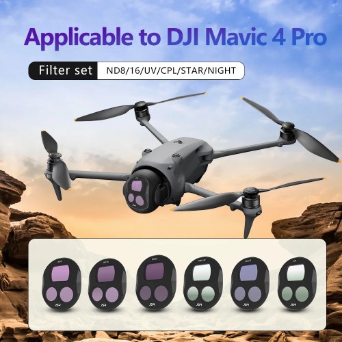 Glass MCUV CPL! Star Night ND8 ND16 ND32 ND64 ND256 ND1000 NDPL Gold Blue Streak Lens Filter for DJI Mavic 4 Pro MAVIC 4PRO Drone 