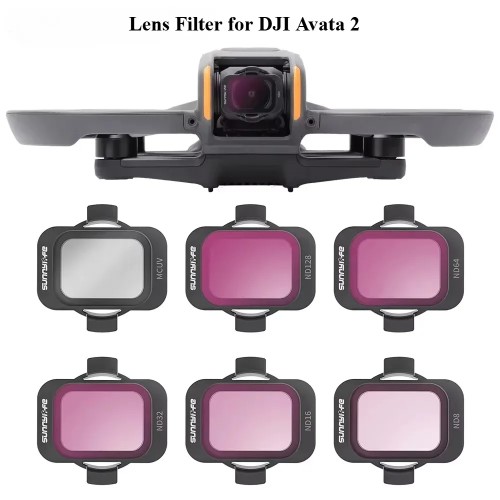 ND Lens Filter for DJI Avata 2 Optical Glass Lenses Adjustable Filter Set ND8 ND16 ND32 ND64 ND128 MCUV Accessories 