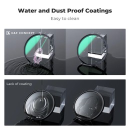 K&F Concept Nona-X 67mm 1/4 1/8 Black Mist Diffusion Filter 37/40.5/43/46/49/52/55/58/62/67/72/77/82/95mm Camera Lens Filter 