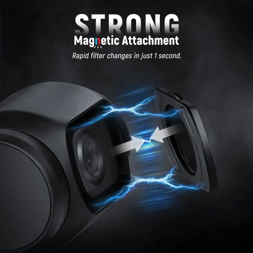 NEEWER Magnetic ND/CPL Filter Set For DJI OSMO Pocket 3 Creator Combo Accessories, Action Camera Neutral Density Filters 