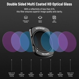 NEEWER Magnetic ND/CPL Filter Set For DJI OSMO Pocket 3 Creator Combo Accessories, Action Camera Neutral Density Filters 