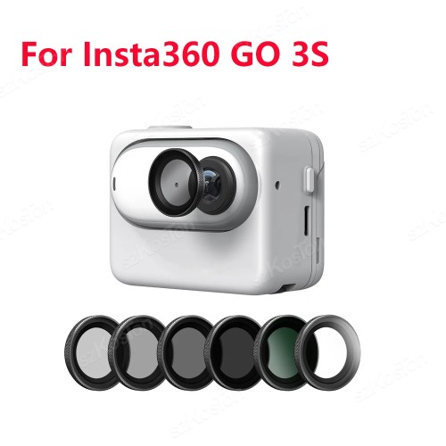 Camera Lens Filter For Insta360 GO 3S UV CPL Polarizing Protective ND8 ND16 ND32 ND64 PL Night Star Camera Filter Accessories 