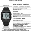 Fashion Simple Mens Sports Watches,reloj hombre Man LED Digital Waterproof Student Watch,Wristwatch For Women Men Couple Gifts -  