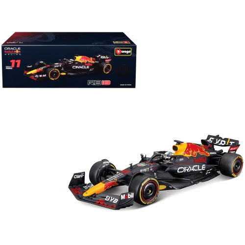 Red Bull Racing RB18 #11 Sergio Perez 'Oracle' Winner Formula One F1 'Constructor's Champion' (2022) 1/24 Diecast Model Car by Bburago