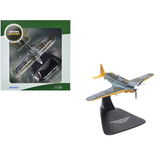 Morane-Saulnier M.S.406 Fighter Aircraft 'KG200 Ossun-Tarbes France' (1943) German Luftwaffe 'Oxford Aviation' Series 1/72 Diecast Model Airplane by Oxford Diecast