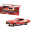 1976 Ford Gran Torino Red with White Stripe (Weathered Version) 'Starsky and Hutch' (1975-1979) TV Series 1/24 Diecast Model Car by Greenlight