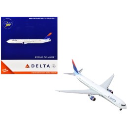 Boeing 767-400ER Commercial Aircraft 'Delta Air Lines' (N829MH) White with Red and Blue Tail 1/400 Diecast Model Airplane by GeminiJets