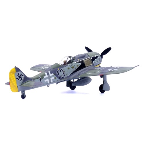 Focke-Wulf Fw 190A Aircraft 'Black 13 8./JG 2 Richthofen France' (1943) German Luftwaffe 1/72 Diecast Model Airplane by Legion