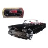 1958 Chevrolet Impala Convertible Black with Red Interior 'Timeless Classics' 1/18  Diecast Model Car by Motormax