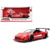 2002 Honda NSX-R RHD (Right Hand Drive) 'Bridgestone' Red with Black Top and White Stripes 'JDM Tuners' Series 1/24 Diecast Model Car by Jada