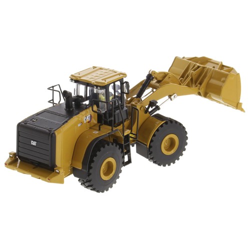 CAT Caterpillar 966 GC Wheel Loader Yellow with Operator 'High Line Series' 1/50 Diecast Model by Diecast Masters