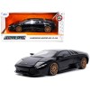 Lamborghini Murcielago LP640 Black with Copper Wheels 'Hyper-Spec' Series 1/24 Diecast Model Car by Jada