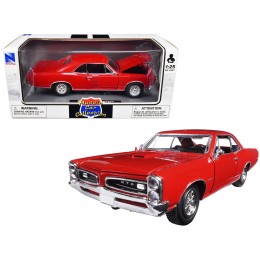 1966 Pontiac GTO Red 'Muscle Car Collection' 1/25 Diecast Model Car by New Ray