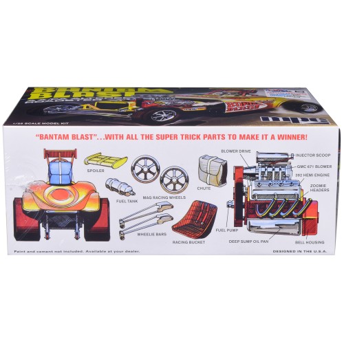 Skill 2 Model Kit 'Bantam Blast' AA/FA Altered Roadster/Dragster 1/25 Scale Model by MPC