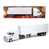 Peterbilt 387 Truck with Dry Goods Trailer White 'Long Haul Truckers' Series 1/32 Diecast Model by New Ray