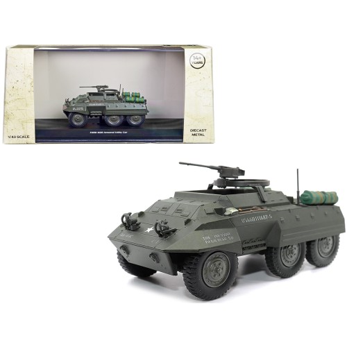 Ford M20 Armored Utility Car Olive Drab 'United States Army' 1/43 Diecast Model by Militaria Die Cast