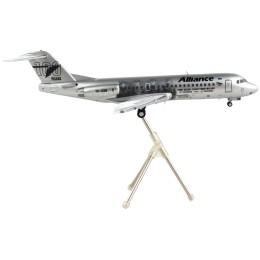 Fokker F70 Commercial Aircraft 'Alliance Airlines - 100 Years First Flight from England' Silver Metallic 'Gemini 200' Series 1/200 Diecast Model Airplane by GeminiJets