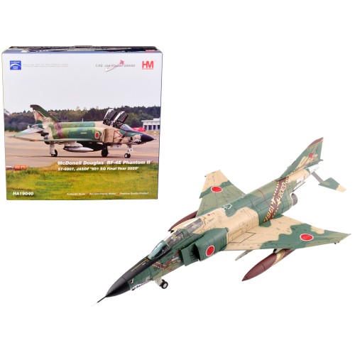 McDonnell Douglas RF-4E Phantom II Fighter Aircraft 57-6907 JASDF '501 SQ Final Year 2020' 'Air Power Series' 1/72 Scale Model by Hobby Master