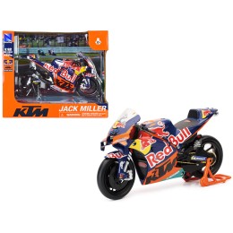 KTM RC16 Motorcycle #43 Jack Miller 'Red Bull KTM Factory Racing' MotoGP World Championship (2023) 1/12 Diecast Model by New Ray