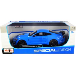 2020 Ford Mustang Shelby GT500 Light Blue 'Special Edition' 1/18 Diecast Model Car by Maisto