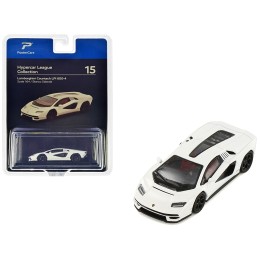 Lamborghini Countach LPI 800-4 Bianco Siderale White 'Hypercar League Collection' 1/64 Diecast Model Car by PosterCars