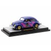 1952 Volkswagen Beetle Deluxe Model 'Maui & Sons' Purple Metallic with Graphics Limited Edition to 6650 pieces Worldwide 1/24 Diecast Model Car by M2 Machines