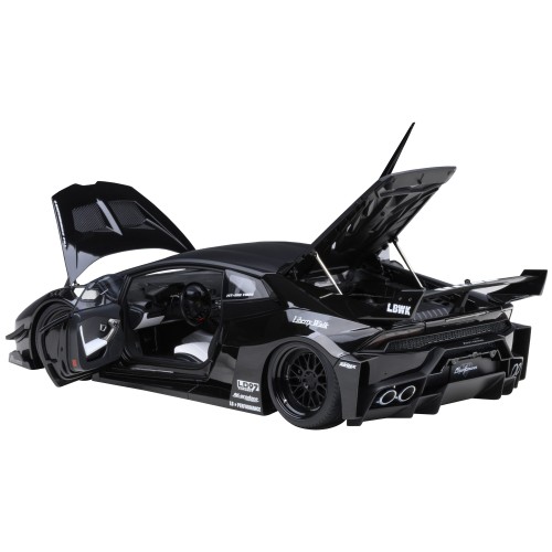 Lamborghini Huracan GT 'LB-Silhouette Works' Black 1/18 Model Car by Autoart