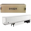 53' Dry Cargo Van Trailer White 'Transport Series' 1/50 Diecast Model by Diecast Masters