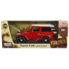 Toyota FJ40 Land Cruiser Red with White Top (Rusted Version) 'For Sale' Series 1/24 Diecast Model Car by Motormax