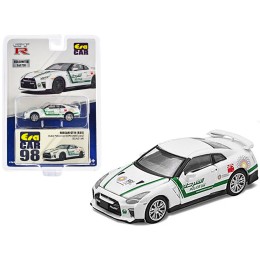Nissan GT-R (R35) White Dubai Police 'EXPO 2020' Livery Limited Edition to 720 pieces Worldwide 1/64 Diecast Model Car by Era Car