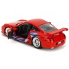 Porsche 911 GT3 RS (996) Red with Graphics 'Marvel's Spider-Man' 1/32 Diecast Model Car by Jada