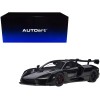 Mclaren Senna Stealth Cosmos Black with Carbon Accents 1/18 Model Car by Autoart