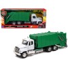 Freightliner 114SD Garbage Truck White and Green 'Long Haul Trucker' Series 1/32 Diecast Model by New Ray