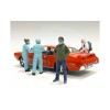 Hazmat Crew Figurine V for 1/24 Scale Models by American Diorama