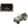 U.S. 1/4 ton Military Vehicle Olive Drab 'Gen. George Patton US 3rd Army War Eagle' (1945) United States Army 'Ground Power Series' 1/72 Diecast Model by Hobby Master