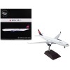Airbus A330-300 Commercial Aircraft 'Delta Air Lines' (N829NW) White with Blue and Red Tail 'Gemini 200' Series 1/200 Diecast Model Airplane by GeminiJets