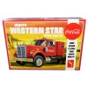 Skill 3 Model Kit White Western Star Semi Truck Tractor 'Coca-Cola' 1/25 Scale Model by AMT