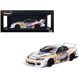 Nissan LB-Super Silhouette S15 SILVIA #555 Yukio Fausto 'Formula Drift Japan' (2023) 1/18 Model Car by Top Speed