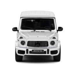 2022 Mercedes-Benz AMG G63 Diamond White Metallic with Graphics 1/43 Diecast Model Car by Solido