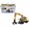 CAT Caterpillar M318F Wheeled Excavator with Operator 'High Line Series' 1/50 Diecast Model by Diecast Masters