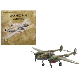Lockheed P-38 Lightning Fighter Aircraft 'Haleakala II 80th FG 459th FS Twin Dragons' (1944) United States Army Air Forces 1/72 Diecast Model by Militaria Die Cast