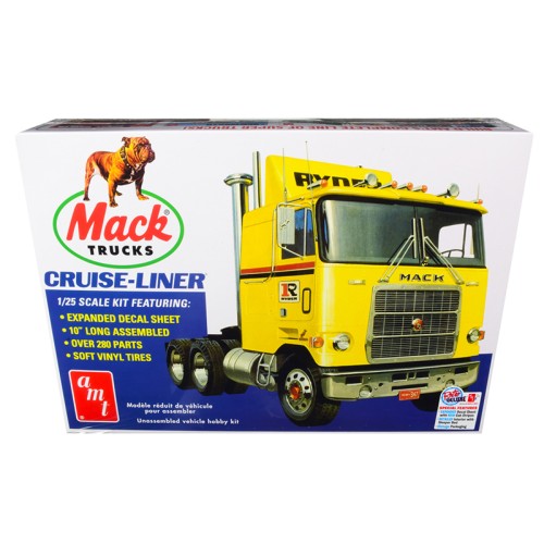Skill 3 Model Kit Mack Cruise-Liner Truck 1/25 Scale Model by AMT